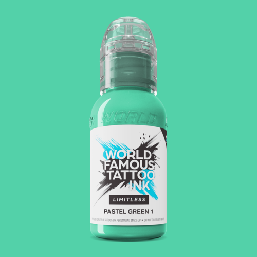 Pastel Green 1 - 30 ml  - World Famous Limitless Tattoofarbe