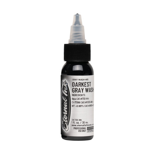 Darkest Gray Wash 30 ml ETERNAL INK - Tattoo Farbe