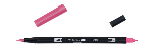 Tombow ABT Dual Brush Pen hot pink / N743