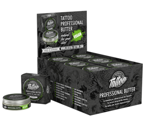 BELIEVA Professional Tattoo Butter im Display