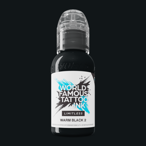 Warm Black 2 - 30 ml  - World Famous Limitless Tattoofarbe