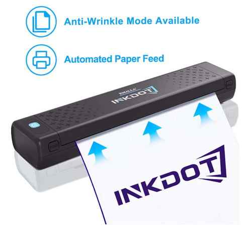 EMALLA INKDOT kabelloser Bluetooth Thermodrucker für iOS und Android