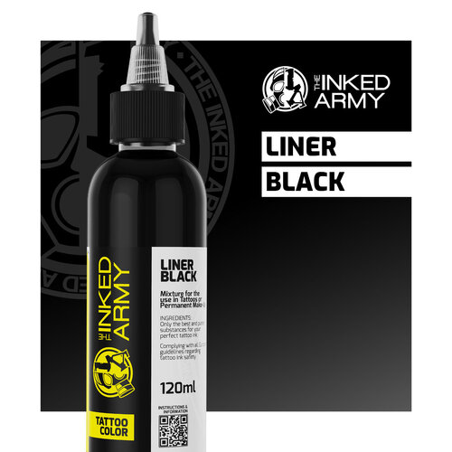 THE INKED ARMY - Tattoo Color - Liner Black 120ml