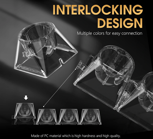 Ink Cups Farbkappen Interlock 12 St. steril verpackt