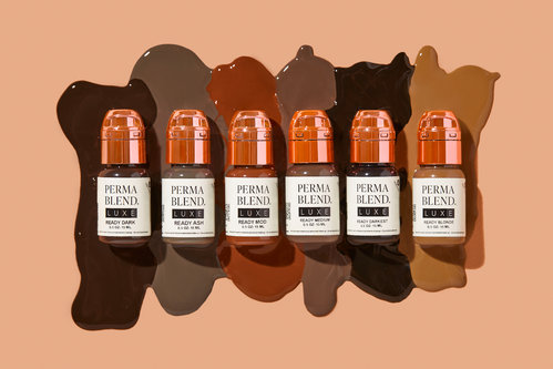 Ready Set Go Pre-Modified Set 6 x15 ml - Perma Blend Luxe PMU Ink