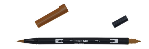 Tombow ABT Dual Brush Pen chocolate / N969