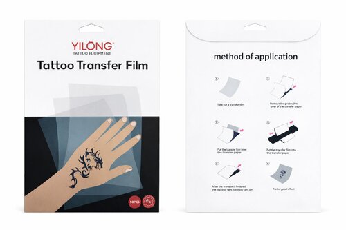 Tattoo Transfer Folie - Film 50 Sheets