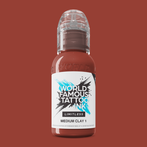 Medium Clay 1 - 30 ml  - World Famous Limitless Tattoofarbe