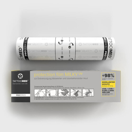 TattooMed®Protection UV Film MILKY 1xRolle (2mx 20cm)
