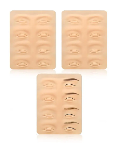 3D Übungshaut Permanentmakeup PMU - Lippen / Augen