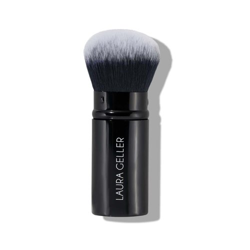 LAURA GELLER einziehbarer Kabuki Brush, Black Aluminum  (abgeschrägte Version)