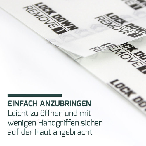 THE INKED ARMY - Lock Down - Atmungsaktive Hautschutzauflage - Einzelfolie 20 cm x 10 cm - 10 Stück