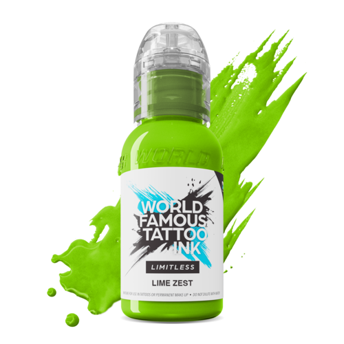 Lime Zest 30 ml  - World Famous Limitless Tattoofarbe