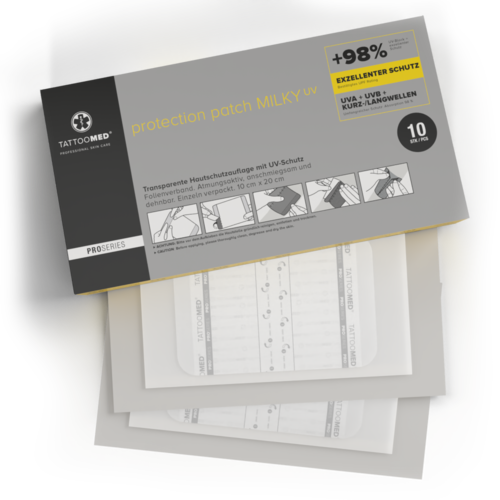 TattooMed® Milky Tattoo Protection Patch 10 stk. (20 x 10 cm)