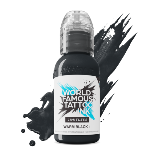 Warm Black 1 - 30 ml  - World Famous Limitless Tattoofarbe