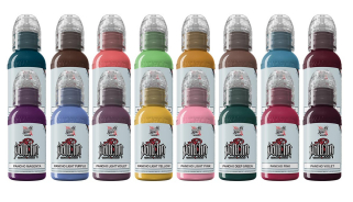 A.D. Pancho Pro Colour Set - 16 x 30 ml - World Famous Ink Limitless