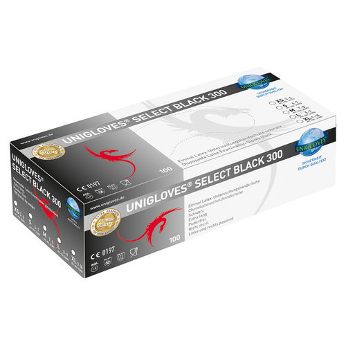 UNIGLOVES®  Select Black 300 Handschuhe extra lang