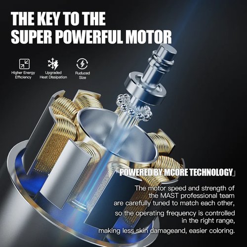 Dragonhawk Mast Racer- Wireless Tattoo Pen Machine with 4.0MM Strokes Orange