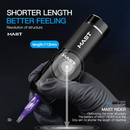 Mast Rider Revolution Wireless Tattoo Machine 3,5 mm