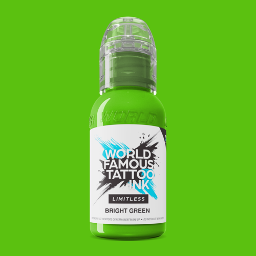 Bright Green v2 - 30 ml  - World Famous Limitless Tattoofarbe