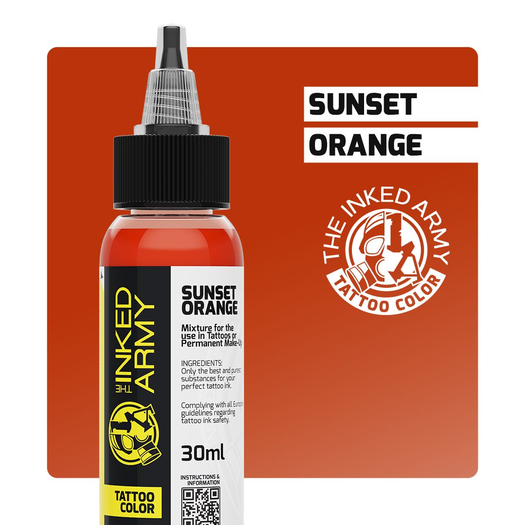 THE INKED ARMY - Tattoo Color - Sunset Orange
