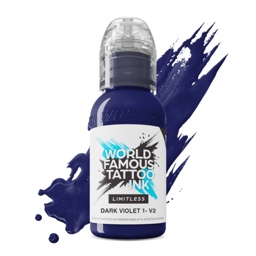 Dark Violet 1 v2- 30 ml  - World Famous Limitless Tattoofarbe