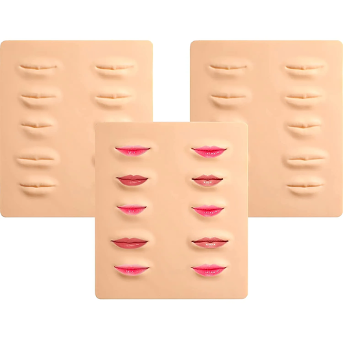 3D Übungshaut Permanentmakeup PMU - Lippen