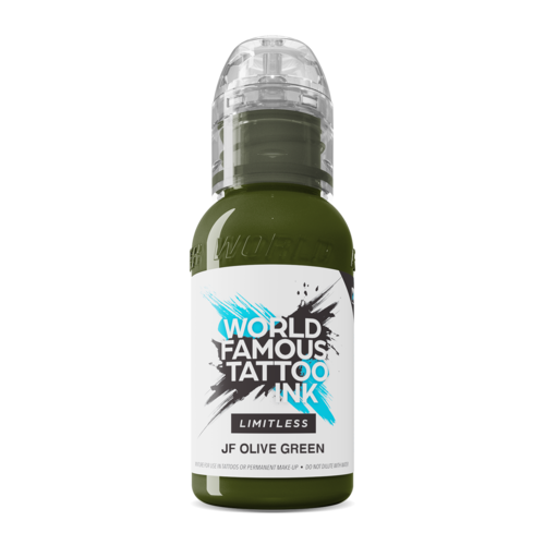 World Famous Limitless Tattoo Ink - JF Olive Green 30 ml Tattoofarbe
