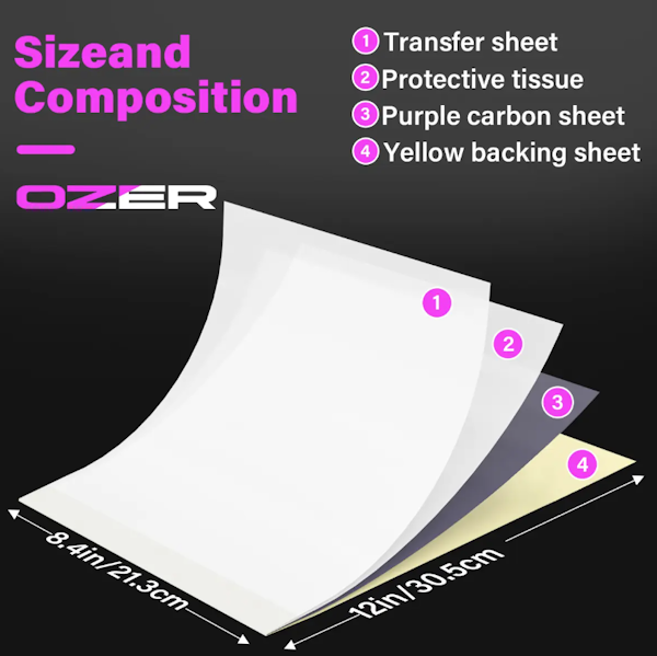 Ozer - Thermo - Transferpapier- 50 Stk - A4