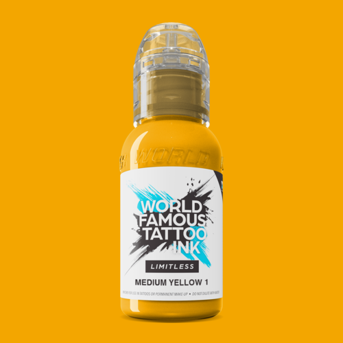Medium Yellow 1 - 30 ml  - World Famous Limitless Tattoofarbe