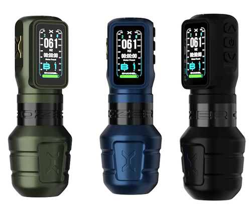 Ozer - X Channel Tattoo Maschine / Pen div. Farben / 3.5 oder 4.2 mm Hub