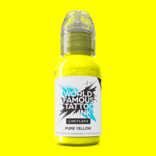 Pure Yellow - 30 ml  - World Famous Limitless Tattoofarbe