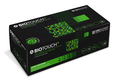 Unigloves BioTouch Black Nitrilhandschuhe