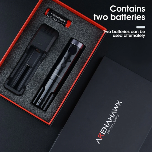Arenahawk A-Power 4.0mm Stroke Length Wireless Rotary Tattoo Pen Machine