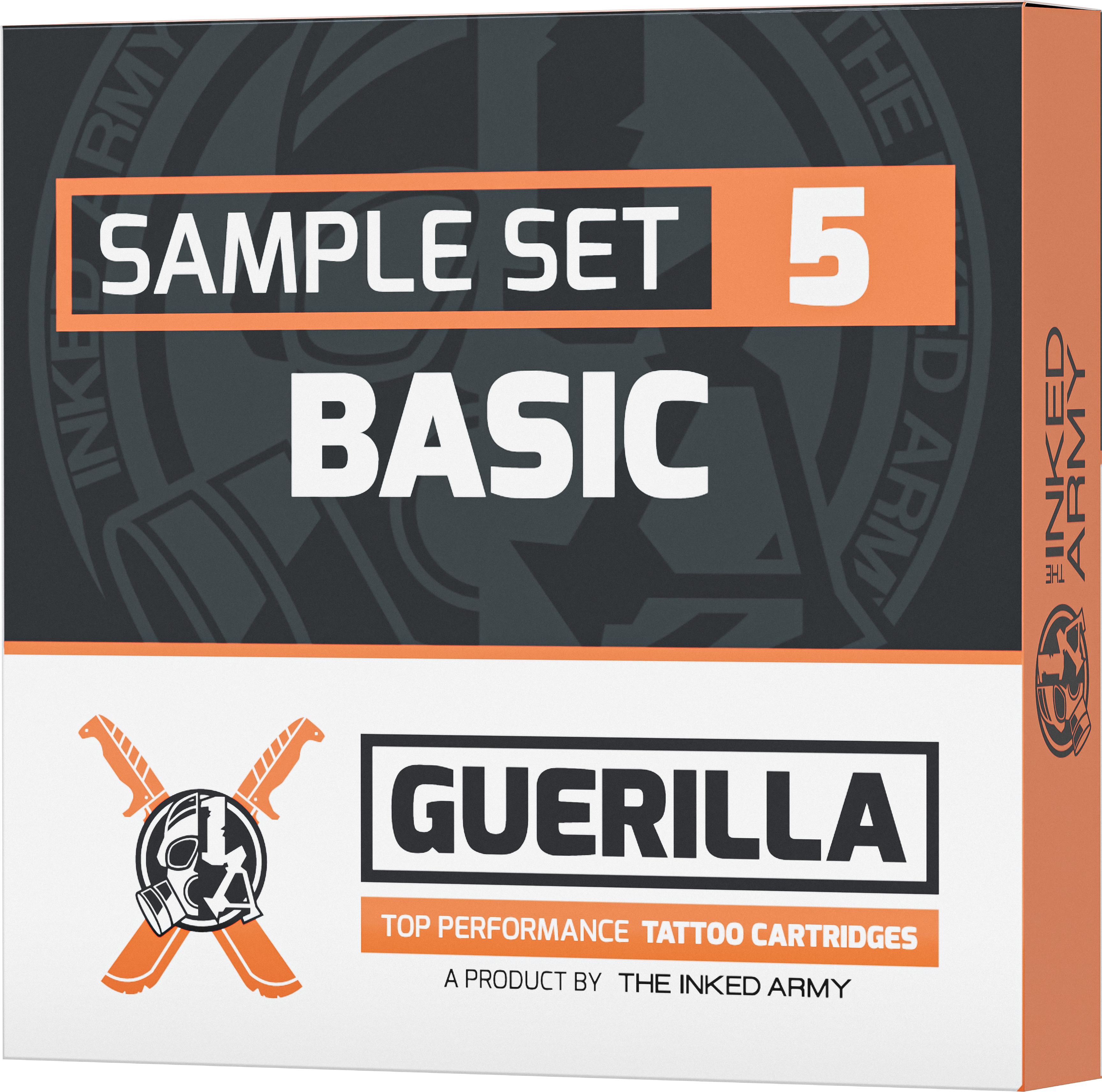 THE INKED ARMY - Guerilla Tattoo Nadelmodule - Sample Set BASIC 5 Cartridges