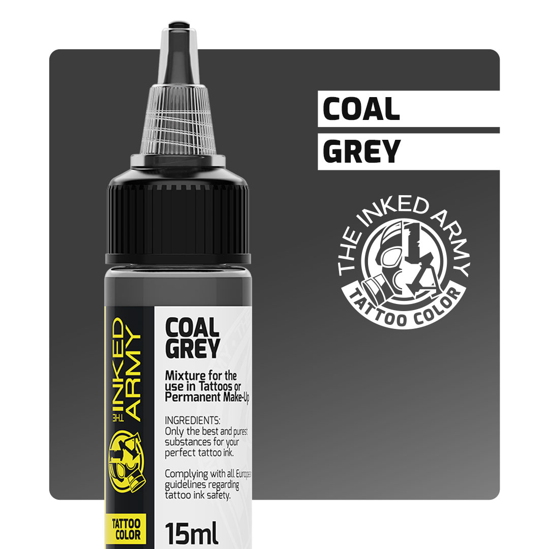 THE INKED ARMY - Tattoo Color - Coal Grey