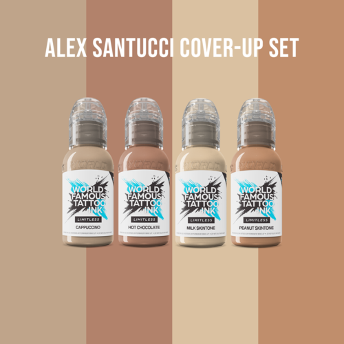 Santucci Cover Up Set - 4 x 30 ml - World Famous Limitless Ink