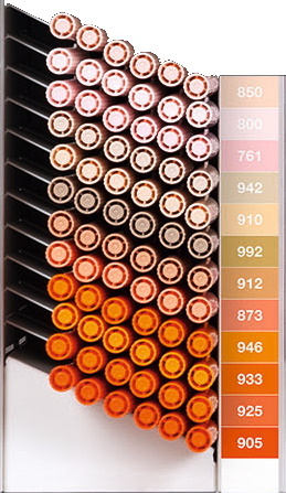 Tombow ABT Dual Brush Pen beige / orange