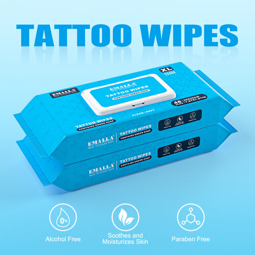 Emalla Tattoo Wipes (Tücher)