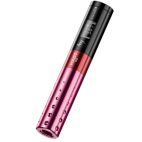 Dragonhawk Mast Tour Amy Wireless Tattoo Pen / 4 mm Hub rot