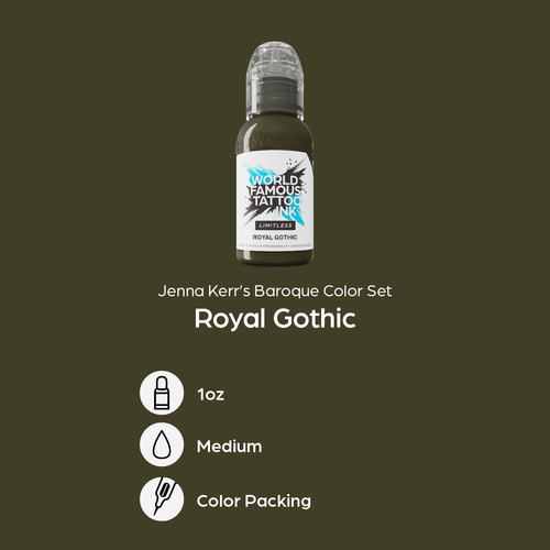 Jenna Kerr - Royal Gothic 30 ml  - World Famous Limitless Tattoofarbe
