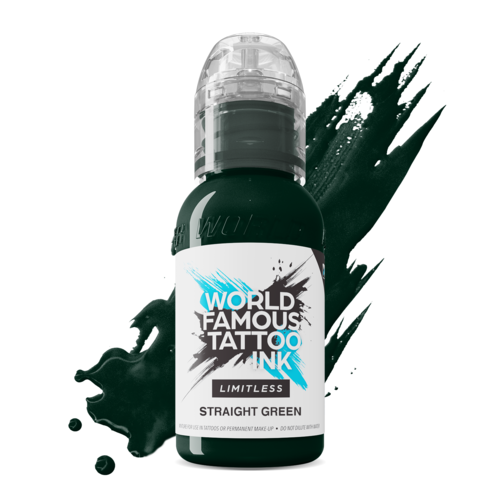 Straight Green - 30 ml  - World Famous Limitless Tattoofarbe