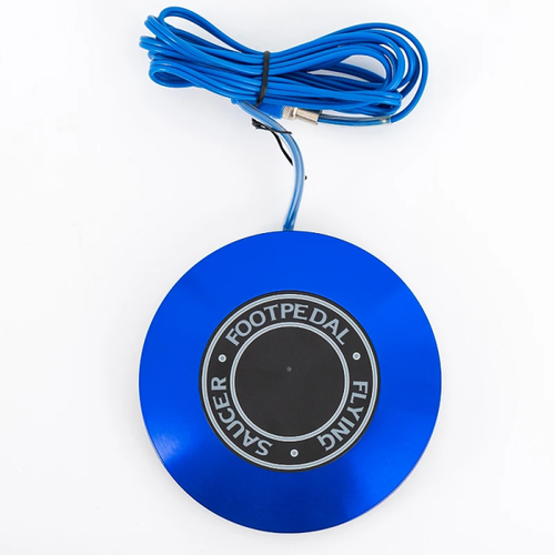 großer Tattoo Power Fußschalter Anti-Ermüdung in blau
