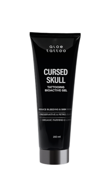 Aloe Tattoo - CURSED SKULL Tattooing Bioactive Gel