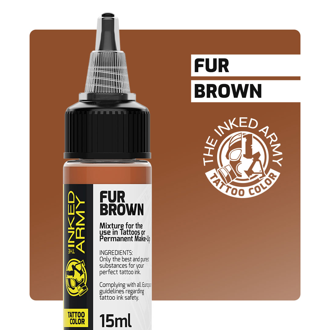 THE INKED ARMY - Tattoo Color - Fur Brown