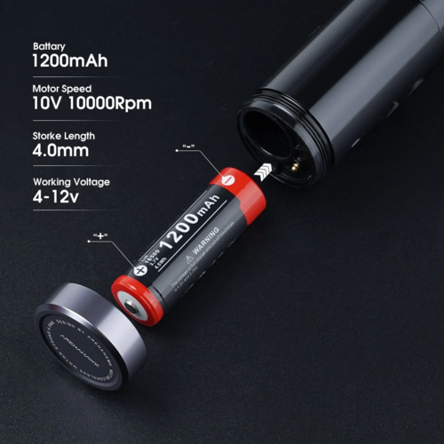Arenahawk A-Power 4.0mm Stroke Length Wireless Rotary Tattoo Pen Machine