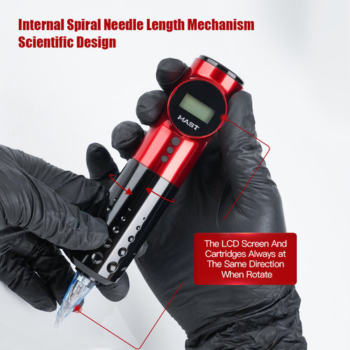 Dragonhawk MAST Archer Wireless Tattoo Pen 3,5 mm schwarz