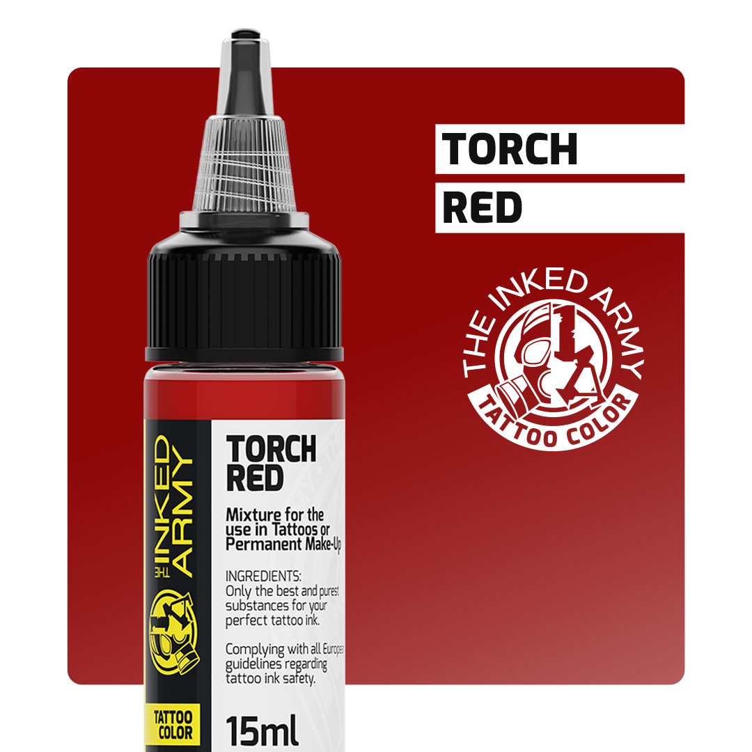 THE INKED ARMY - Tattoo Color - Torch Red