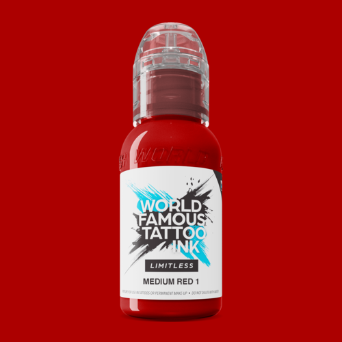 Medium Red 1 - 30 ml  - World Famous Limitless Tattoofarbe
