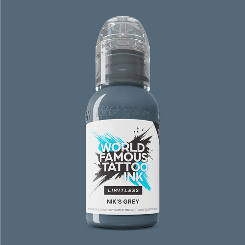 Niks Grey - 30 ml  - World Famous Limitless Tattoofarbe